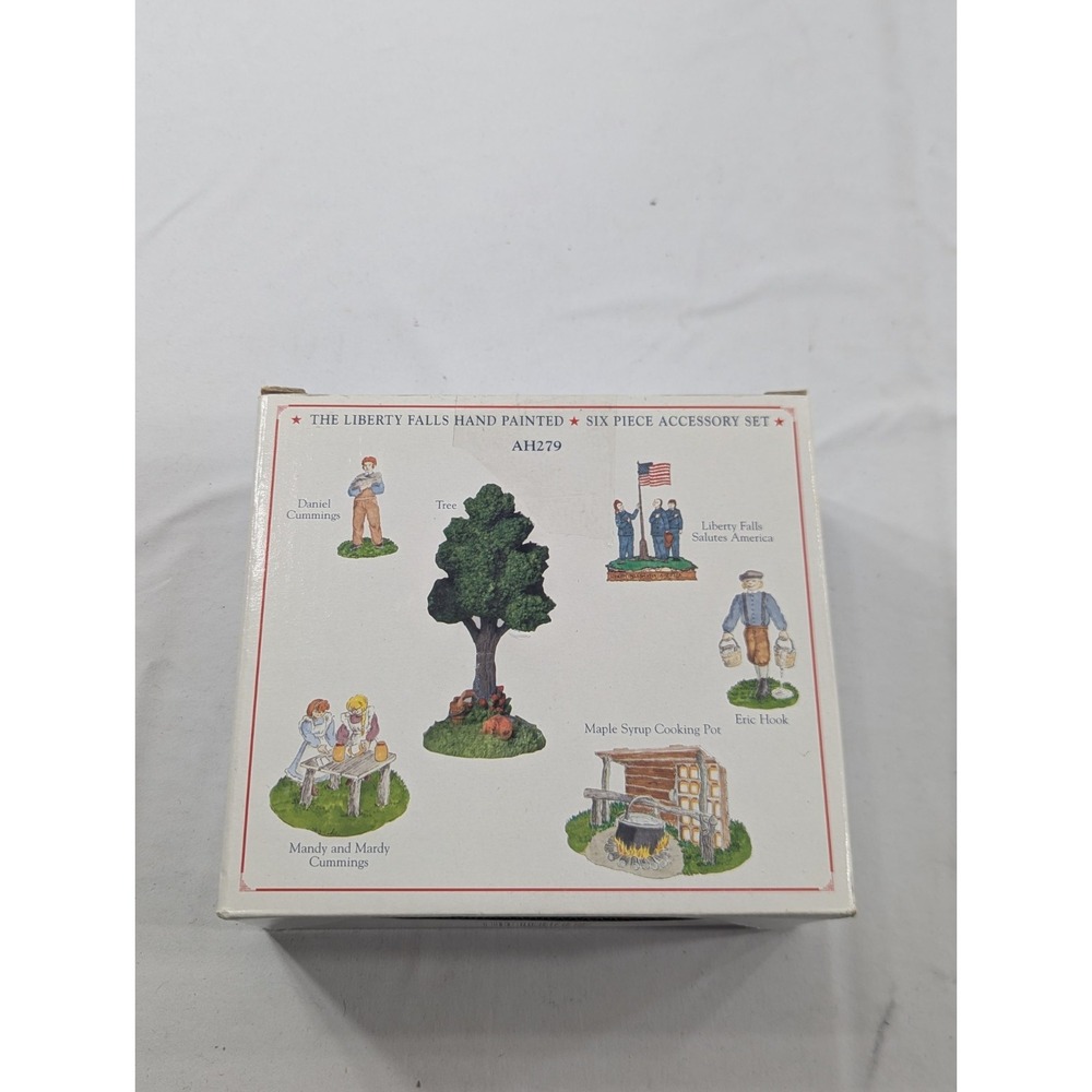Liberty‎ Falls 8 piece accessory set AH279 people tree cook pot miniature boxed